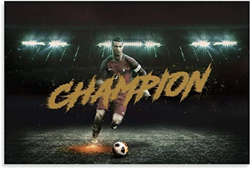 1000-teiliges Puzzle Cristiano Ronaldo Fußballstar-Poster (1) Lernspielzeug für Kinder und Erwachsene, 38 x 26 cm von DZOEU