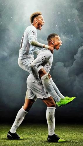 1000-teiliges Puzzle Fußballspieler-Wandkunst-Poster für Spielzeug für Erwachsene, Dekompressionsspiel, Qw153Zp, 70 x 50 cm von DZOEU