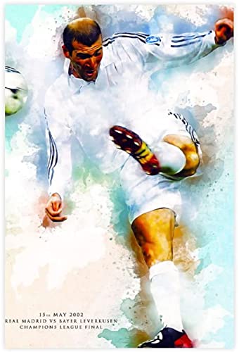 1000-teiliges Puzzle-Poster des Sportspielers Zinedine Zidane, Lernspielzeug für Kinder und Erwachsene, 70 x 50 cm 1000-teiliges Puzzle-Poster des Sportspielers Zinedine Zidane, Lernspielzeug für Kinder und Erwachsene, 70 x 50 cm von DZOEU