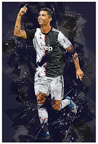 1000-teiliges Puzzle für Erwachsene und Kinder, Cristiano Ronaldo, Fußballspieler, Sportposter, Lernpuzzles für Kinder, 52 x 38 cm von DZOEU