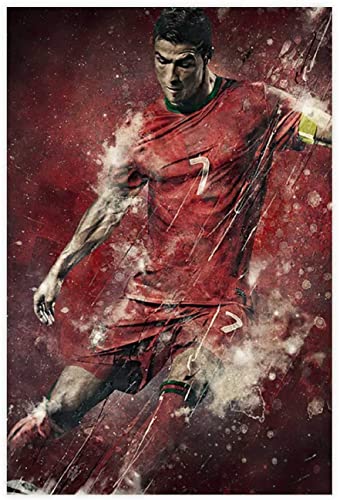 1000-teiliges Puzzle für Erwachsene und Kinder, Cristiano Ronaldo (21 Jahre alt), Lernspiel, Spielzeug, Holzpuzzle, 70 x 50 cm von DZOEU