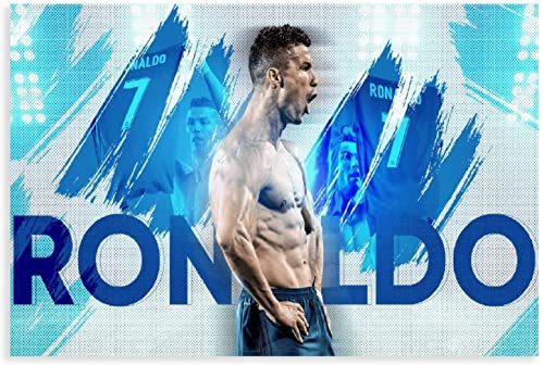 1000-teiliges Puzzle für Erwachsene und Kinder, Cristiano Ronaldo (25 Jahre alt), Lernspiel, Spielzeug, Holzpuzzle, 70 x 50 cm von DZOEU