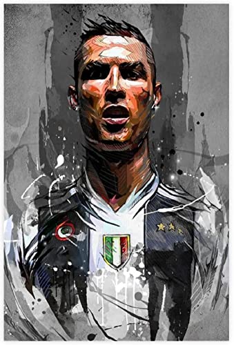 1000-teiliges Puzzle für Erwachsene und Kinder, Cristiano Ronaldo (31 Jahre alt), Lernspiel, Spielzeug, Holzpuzzle, 70 x 50 cm von DZOEU