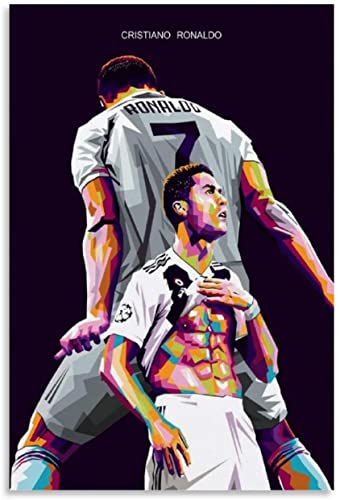 1000-teiliges Puzzle für Erwachsene und Kinder, Cristiano Ronaldo Fußballstar-Poster (8), Lernspiel, Spielzeug, Holzpuzzle, 38 x 26 cm von DZOEU