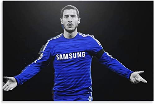 1000-teiliges Puzzle für Erwachsene und Kinder, Eden Hazard, Modekunst, Poster, Spieler (1), Dagogic Spielspielzeug, Holzpuzzle, 38 x 26 cm von DZOEU