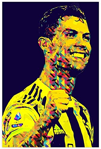 1000-teiliges Puzzle für Erwachsene und Kinder, Fußballer Cristiano Ronaldo, Sport (44), Lernspiel, Spielzeug, Holzpuzzle, 38 x 26 cm von DZOEU