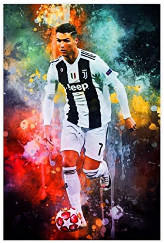 1000-teiliges Puzzle für Erwachsene und Kinder, Fußballer Cristiano Ronaldo, Sport (9), Lernspiel, Spielzeug, Holzpuzzle, 52 x 38 cm von DZOEU
