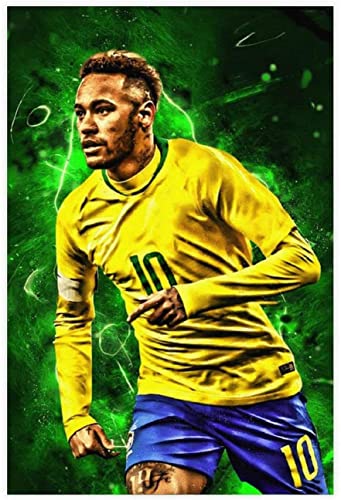 1000-teiliges Puzzle für Erwachsene und Kinder, Fußballspieler, Neymar, Sport, Lernspiel, Spielzeug, Holzpuzzle, 70 x 50 cm von DZOEU
