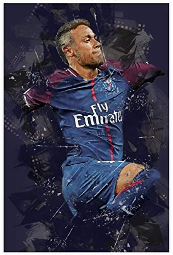 1000-teiliges Puzzle für Erwachsene und Kinder, Neymar Jr.-Poster, Fußball, Dagogic-Spielzeug, Holzpuzzle, 52 x 38 cm von DZOEU