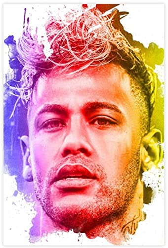 1000-teiliges Puzzle für Erwachsene und Kinder, Neymar Jr.-Poster, Fußball, Lernspiel, Spielzeug, Holzpuzzle, 52 x 38 cm von DZOEU