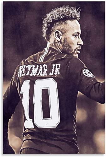 1000-teiliges Puzzle für Erwachsene und Kinder, Neymar Jr.-Poster, Lernspiel, Spielzeug, Holzpuzzle, 38 x 26 cm von DZOEU