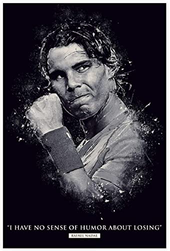 1000-teiliges Puzzle für Erwachsene und Kinder, Tennisstar Rafael Nadal, Sportlegende, Tapete (10), Lernspiel, Spielzeug, Holzpuzzle, 70 x 50 cm von DZOEU