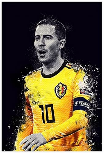 1000-teiliges Puzzle für Erwachsene und Kinder, internationaler Fußballspieler Eden Hazard (1), Lernspiel, Spielzeug, Holzpuzzle, 52 x 38 cm von DZOEU