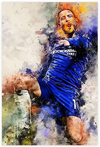 1000-teiliges Puzzle für Erwachsene und Kinder, internationaler Fußballspieler Eden Hazard (2), Lernspiel, Spielzeug, Holzpuzzle, 70 x 50 cm von DZOEU