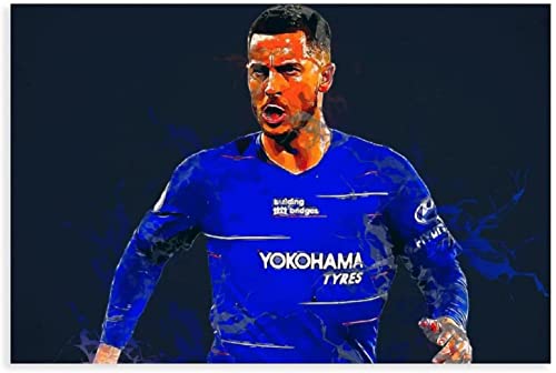 1000-teiliges Puzzle für Erwachsene und Kinder, internationaler Fußballspieler Eden Hazard (6), Lernspiel, Spielzeug, Holzpuzzle, 52 x 38 cm von DZOEU