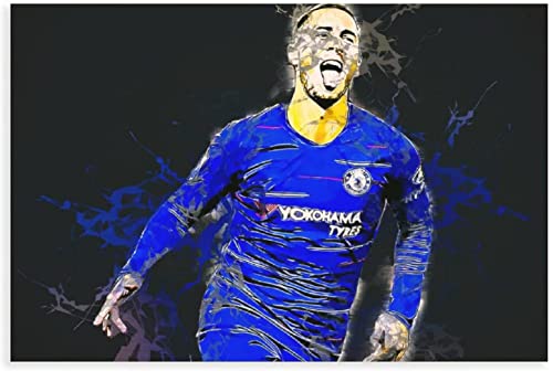 1000-teiliges Puzzle für Erwachsene und Kinder, internationaler Fußballspieler Eden Hazard (8), Lernspiel, Spielzeug, Holzpuzzle, 52 x 38 cm von DZOEU