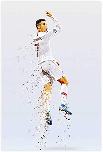 1000-teiliges Puzzle für Fußballspieler Cristiano Ronaldo HD (1) Puzzle für Erwachsene und Kinder, Lernspielzeug, 52 x 38 cm von DZOEU