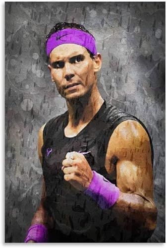 1000-teiliges Puzzle für Rafael Nadal-Poster, Tennis-Sport-Poster, Leinwand, Puzzle für Erwachsene und Kinder, Lernspielzeug, 70 x 50 cm 1000-teiliges Puzzle für Rafael Nadal-Poster, Tennis-Sport-Poster, Leinwand, Puzzle für Erwachsene und Kinder, Lernspielzeug, 70 x 50 cm von DZOEU