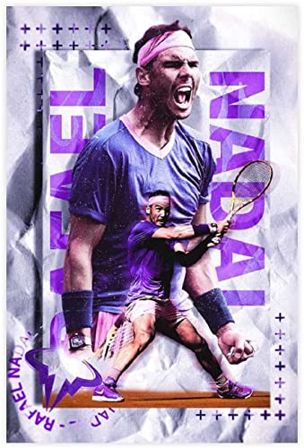 1000-teiliges Puzzle für Sportlegende, Tennisstar Rafael Nadal, Tapete (20), Puzzle für Erwachsene und Kinder, Lernspielzeug, 52 x 38 cm von DZOEU
