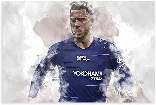 1000-teiliges Puzzle für den internationalen Fußballspieler Eden Hazard (13), Puzzle für Erwachsene und Kinder, Lernspielzeug, 38 x 26 cm von DZOEU