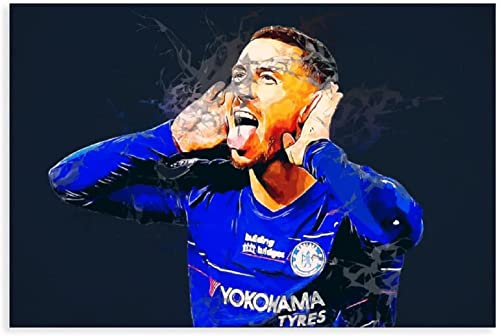 1000-teiliges Puzzle für den internationalen Fußballspieler Eden Hazard (7), Puzzle für Erwachsene und Kinder, Lernspielzeug, 52 x 38 cm von DZOEU
