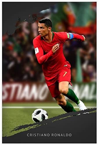 1000-teiliges Puzzle für die Europäische Fußballliga Cristiano Ronaldo (17) Puzzle für Erwachsene und Kinder, Lernspielzeug, 70 x 50 cm von DZOEU