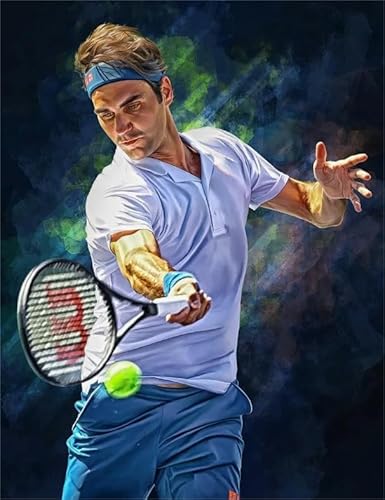 1000-teiliges Tennisspieler-Kunstposter, Puzzle, lustiges Spiel, Spielzeug, Lernspiel für Erwachsene, Xq494Zy, 70 x 50 cm 1000-teiliges Tennisspieler-Kunstposter, Puzzle, lustiges Spiel, Spielzeug, Lernspiel für Erwachsene, Xq494Zy, 70 x 50 cm von DZOEU