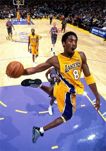2000 Teile Basketballspieler 24 Poster Puzzle Spaß Spiel Spielzeug Lernspiel für Erwachsene Qw241Zp 70x100CM von DZOEU