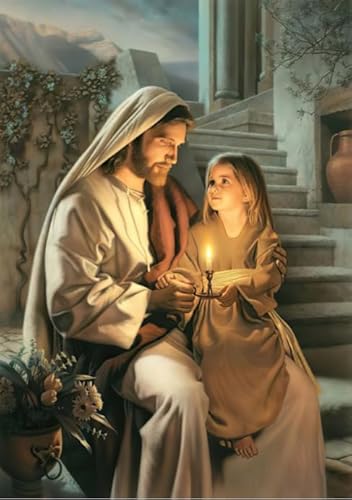 2000 Teile Puzzle Jesus-Poster zum Spaß für Erwachsene, Puzzle-Spielzeug, Familien-Stressabbau-Spiele, Xq468Zy, 70 x 100 cm von DZOEU