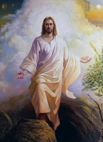 2000 Teile Puzzle Jesus-Poster zum Spaß für Erwachsene Puzzle Spielzeug Familie Stressabbau Spiele Qw211Zp 70x100CM von DZOEU