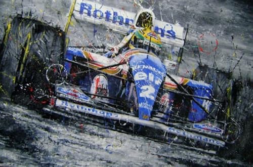 2000 Teile Racers F1 Kunst Poster Puzzle für Erwachsene Familie Lernspielzeug Qw69Zp 70x100CM von DZOEU