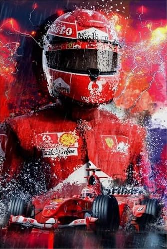 2000 Teile Racers Racing F1 Kunst Poster Puzzle Spaß Spiel Spielzeug Lernspiel für Erwachsene Gt119Zw 70x100CM von DZOEU