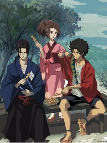 2000-teiliges Puzzle, Japanisches Anime-Champloo-Poster, für Stressabbau in der Familie, Lernspielzeug, Xq8Zy, 70 x 100 cm 2000-teiliges Puzzle, Japanisches Anime-Champloo-Poster, für Stressabbau in der Familie, Lernspielzeug, Xq8Zy, 70 x 100 cm von DZOEU