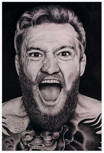 2000-teiliges Puzzle für Erwachsene und Kinder, Conor Anthony McGregor und Boxer Conor McGregor (23 Jahre alt), Lernspiel, Spielzeug, Holzpuzzle, 100 x 70 cm von DZOEU