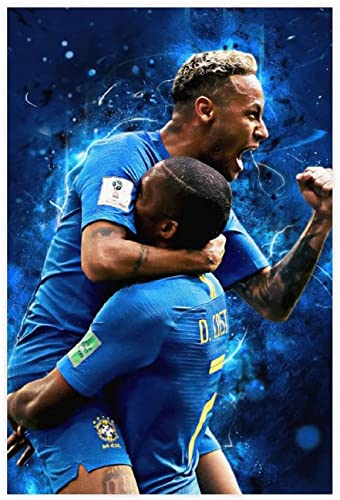 2000-teiliges Puzzle für den internationalen Fußballer Neymar Sports (9) Puzzle für Erwachsene und Kinder, Lernspielzeug, 100 x 70 cm von DZOEU