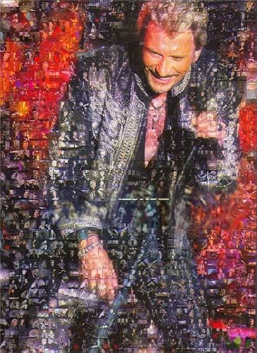 2000-teiliges Puzzle mit Sänger J.Hallyday-Postern für die Familie, Stressabbau, Lernspielzeug, Qz424Yk, 70 x 100 cm 2000-teiliges Puzzle mit Sänger J.Hallyday-Postern für die Familie, Stressabbau, Lernspielzeug, Qz424Yk, 70 x 100 cm von DZOEU