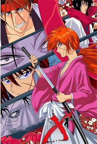 Holzpuzzle 1000 Teile Japanisches Anime Himura Puzzles Lernspielzeug für Erwachsene Kx664Zy 38x26CM von DZOEU