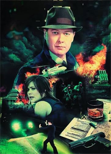 Puzzle 1000 Reddingtons Actionfilmplakate für Erwachsene, Lernspielzeug, Puzzles Qz380Yk, 70 x 50 cm von DZOEU