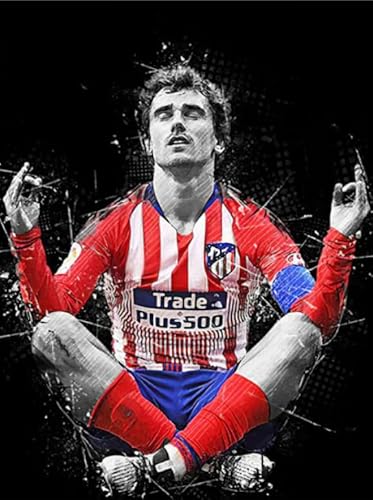 Puzzle 1000 Teile, französischer Fußballspieler A. Griezmann, Poster, Dekompressionsspiel für Spielzeug für Erwachsene, Gt621Zw, 70 x 50 cm von DZOEU