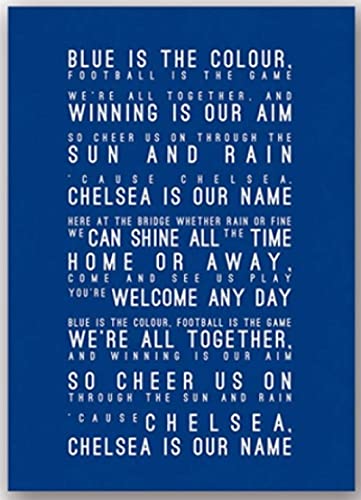 Puzzle 1000 Teile, zum Zusammensetzen von Bildern, Chelsea FC-inspirierte Songtexte, Moderne Kunstwerke, Bettkunst für Erwachsene, Kinderspiele, Lernspielzeug, Px156Yk, 70 x 50 cm Puzzle 1000 Teile, zum Zusammensetzen von Bildern, Chelsea FC-inspirierte Songtexte, Moderne Kunstwerke, Bettkunst für Erwachsene, Kinderspiele, Lernspielzeug, Px156Yk, 70 x 50 cm von DZOEU