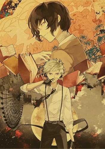 Puzzle 1000 Teile Animes Bungos Dogs Nakajima Atsushi Poster Dekompressionsspiel für Spielzeug für Erwachsene Qw690Zp 38x26CM von DZOEU