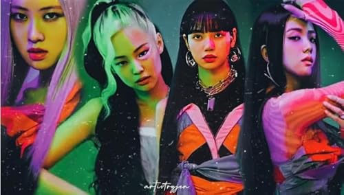 Puzzle 1000 Teile Blackpinks-Poster für Erwachsene und Familien, Puzzlespielzeug, Dekompressionsspiel, Gt19Zw, 70 x 50 cm Puzzle 1000 Teile Blackpinks-Poster für Erwachsene und Familien, Puzzlespielzeug, Dekompressionsspiel, Gt19Zw, 70 x 50 cm von DZOEU