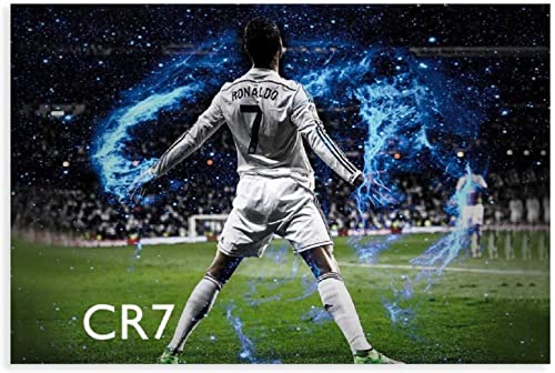 Puzzle 1000 Teile Erwachsene Kinder Cristiano Ronaldo (33 Jahre alt) Puzzle Lernspiel Kinder 70x50CM von DZOEU