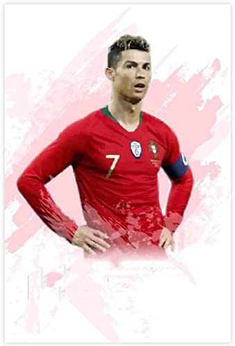 Puzzle 1000 Teile Erwachsene Kinder Europäische Fußballliga Cristiano Ronaldo (24) Puzzles Lernspiel Kinder 52x38CM von DZOEU