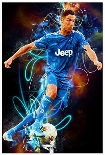 Puzzle 1000 Teile Erwachsene Kinder Europäische Fußballliga Cristiano Ronaldo (31) Puzzle Lernspiel Kinder 38x26CM von DZOEU