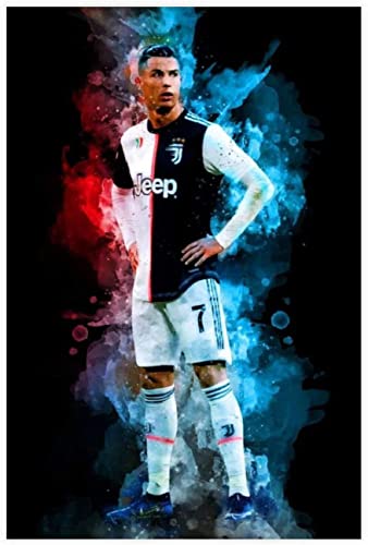 Puzzle 1000 Teile Erwachsene Kinder Europäische Fußballliga Cristiano Ronaldo (5) Puzzles Lernspiel Kinder 70x50CM von DZOEU