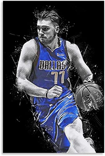 Puzzle 1000 Teile Erwachsene Kinder Leinwandgemälde Luka Doncic Basketballspieler Puzzles Lernspiel Kinder 70x50CM von DZOEU