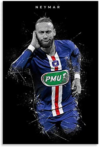 Puzzle 1000 Teile Erwachsene Kinder Neymar Poster Fußball Soccerpuzzles Lernspiel Kinder 70x50CM von DZOEU