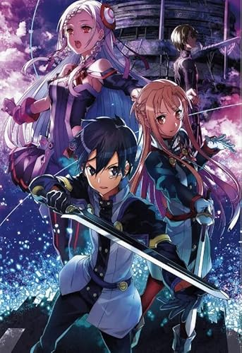 Puzzle 1000 Teile Japanische Animes Kirigaya Kazuto Poster Für Erwachsene Familiendekompressionsspielzeug Qz418Yk 70x50CM von DZOEU