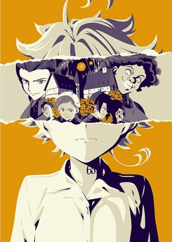 Puzzle 1000 Teile Japanische Animes Neverlands Poster Dekompressionsspiel Für Spielzeug Für Erwachsene Qw229Zp 70x50CM von DZOEU